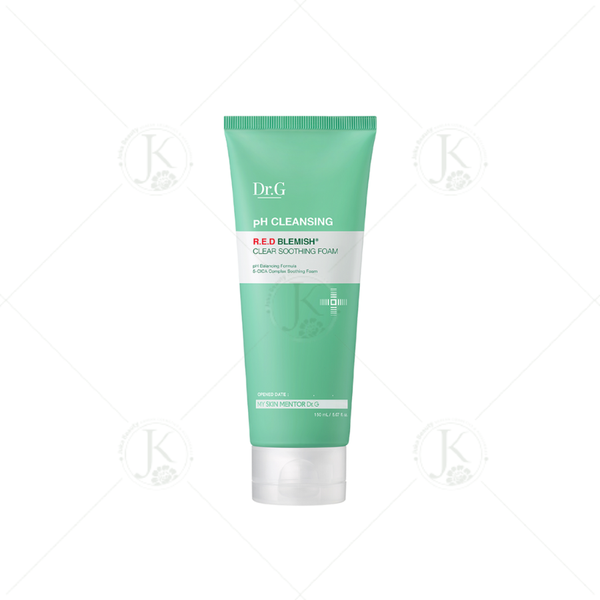  [TUÝP] Sữa Rửa Mặt Cho Da Dầu Mụn Dr.G PH Cleansing R.E.D Blemish Clear Soothing Foam 150ml 