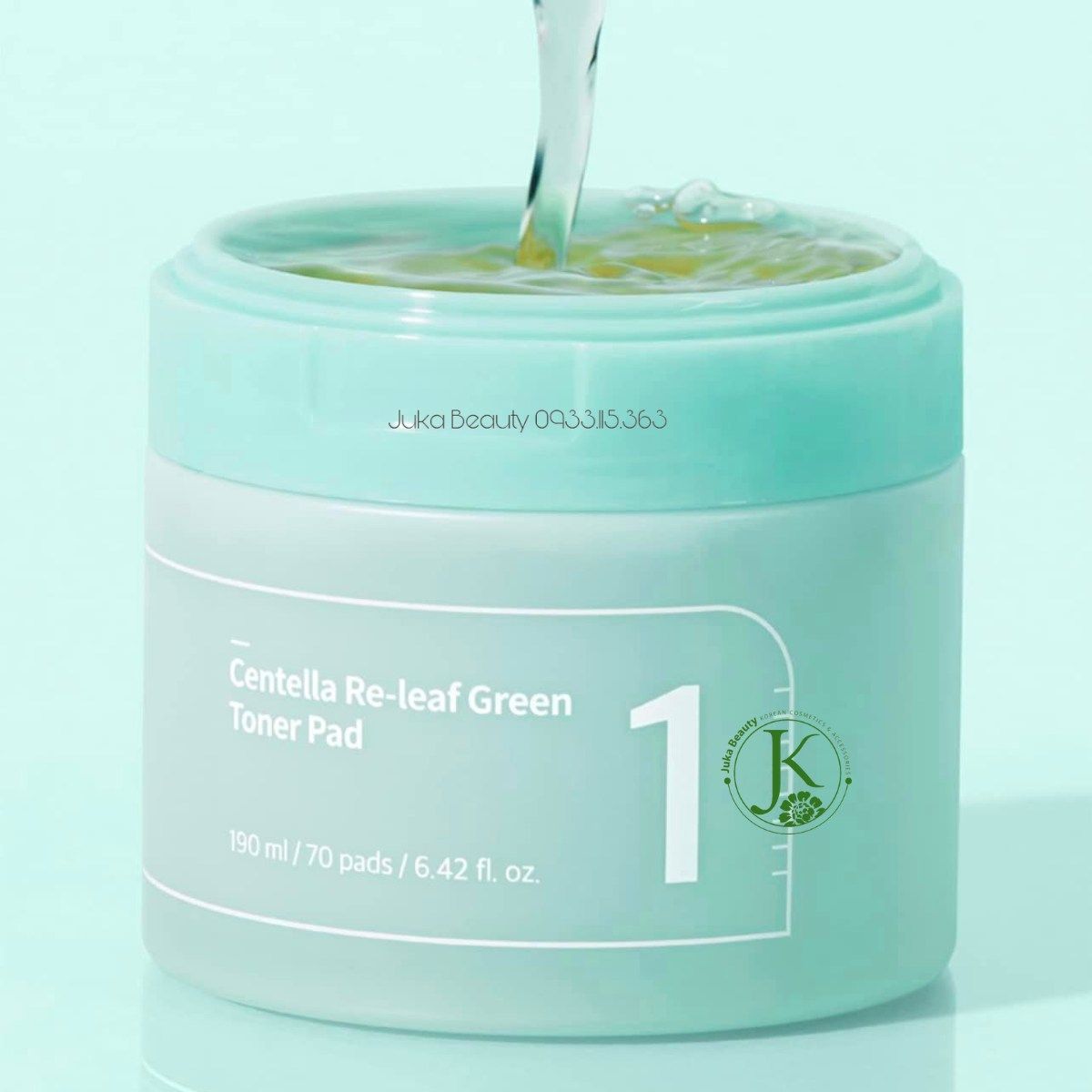 Toner Pad Dạng Miếng Làm Dịu Da Numbuzin Centella Re-Leaf Green Toner Pad No.1 (190ml / 70 Pads)