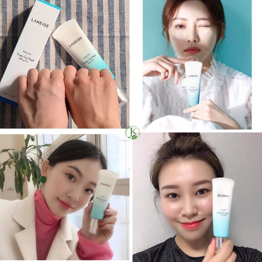 Kem dưỡng nâng tone da Laneige White Dew Tone Up Fluid Spf35 PA++ 50ml