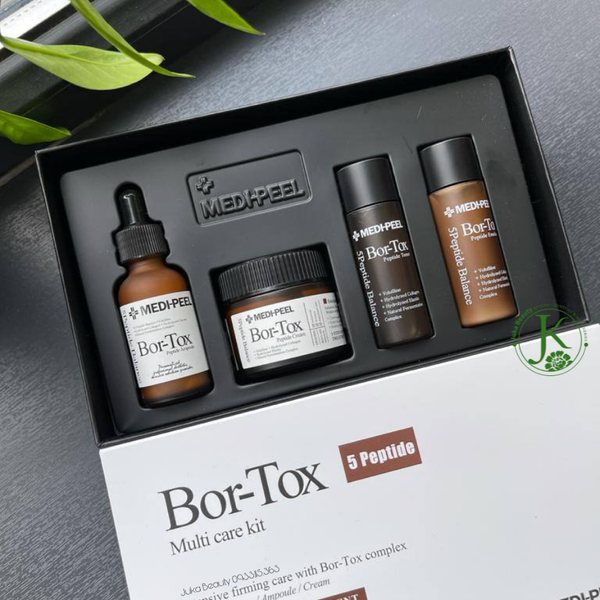  Bộ Sản Phẩm Cải Thiện Nếp Nhăn GIúp Da Căng Mượt Medi Peel Bor-Tox 5 Peptide Multi Care Kit 