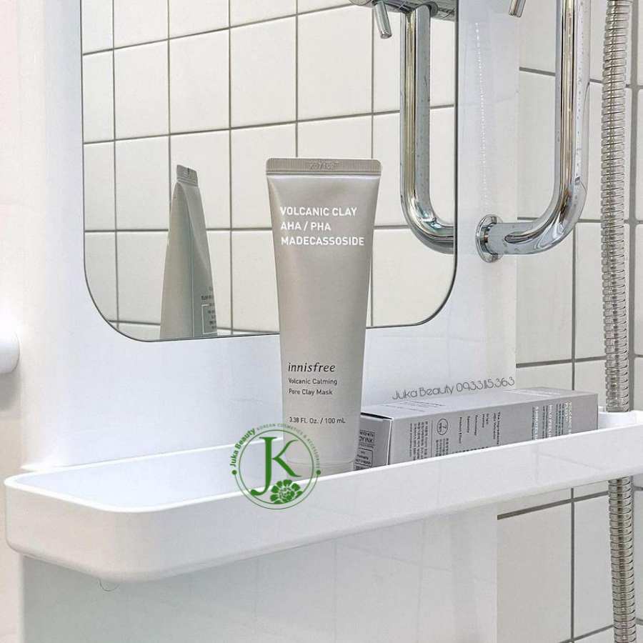 Mặt nạ đất sét giảm mụn đầu đen Innisfree Volcanic Calming Pore Clay Mask 100ml