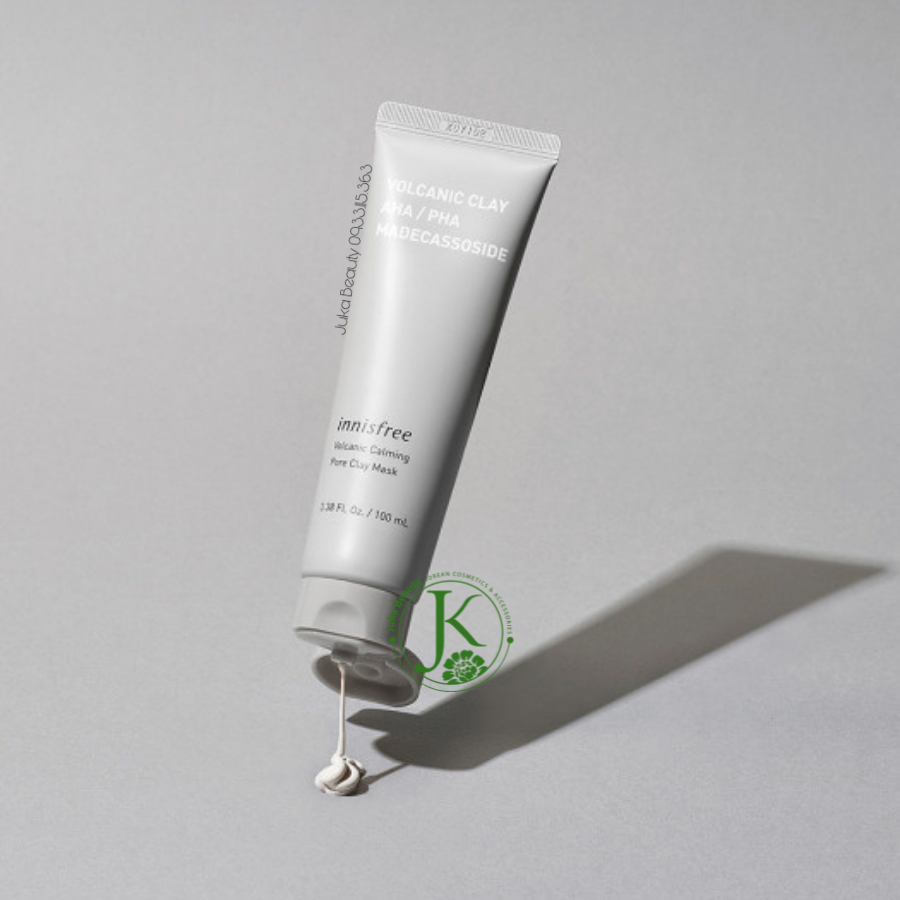 Mặt nạ đất sét giảm mụn đầu đen Innisfree Volcanic Calming Pore Clay Mask 100ml