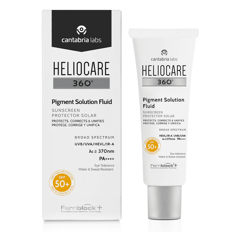 Kem Chống Nắng Phổ Rộng, Hiệu Chỉnh Màu Da Heliocare Pigment Solution Fluid SPF 50+ 50ml