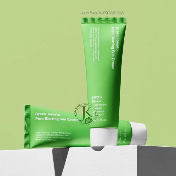  Kem Chống Nắng Cà Chua Xanh Sungboon Editor Green Tomato Pore Blurring Sun Cream SPF50+ PA++++ 50g 