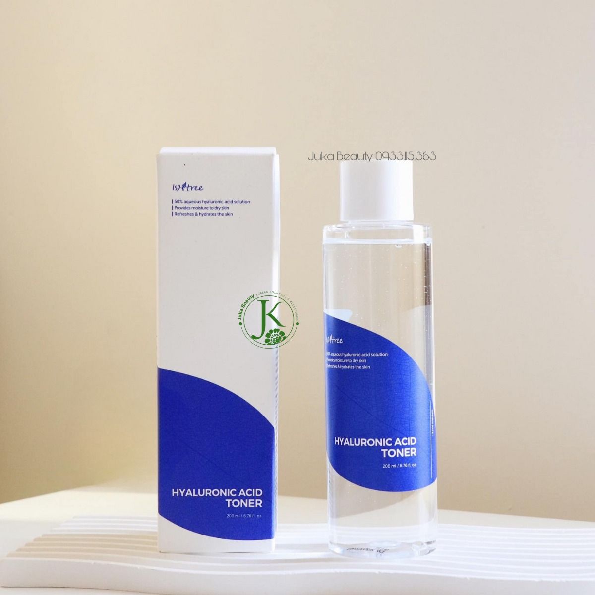 (XANH) Nước Hoa Hồng Dưỡng ẩm, Cấp Nước Isntree Hyaluronic Acid Toner 200ml