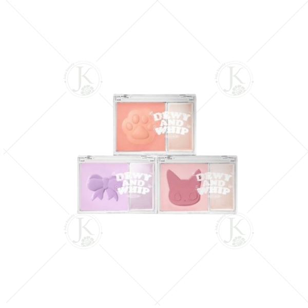 Má Hồng Dạng Kem Kèm Highlight Black Rouge Dewy Whip Cheek And Beam 11.5g