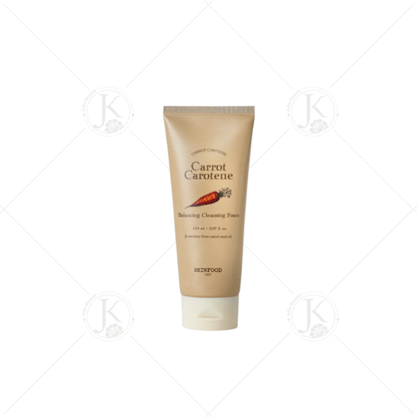 Sữa Rửa Mặt Cà Rốt, Tạo Bọt Nhẹ SKINFOOD Carrot Balancing Cleansing Foam 150ml