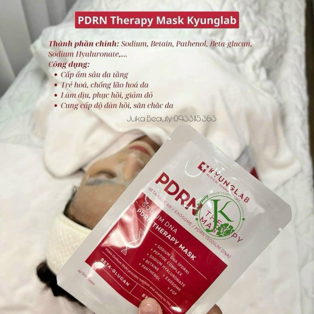  Mặt Nạ Giấy Dưỡng ẩm, Phục Hồi Da Kyung Lab PDRN Therapy Mask 23ml 