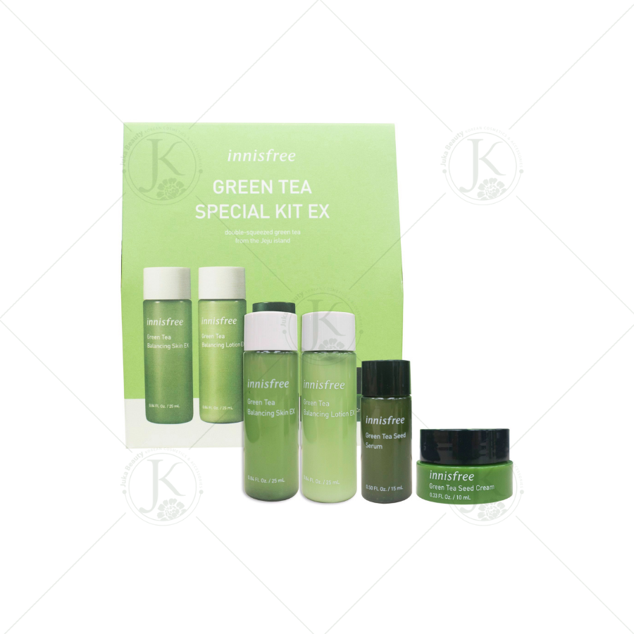 Bộ dưỡng Trà xanh 4 món Innisfree Green Tea Special Kit EX (4 items)