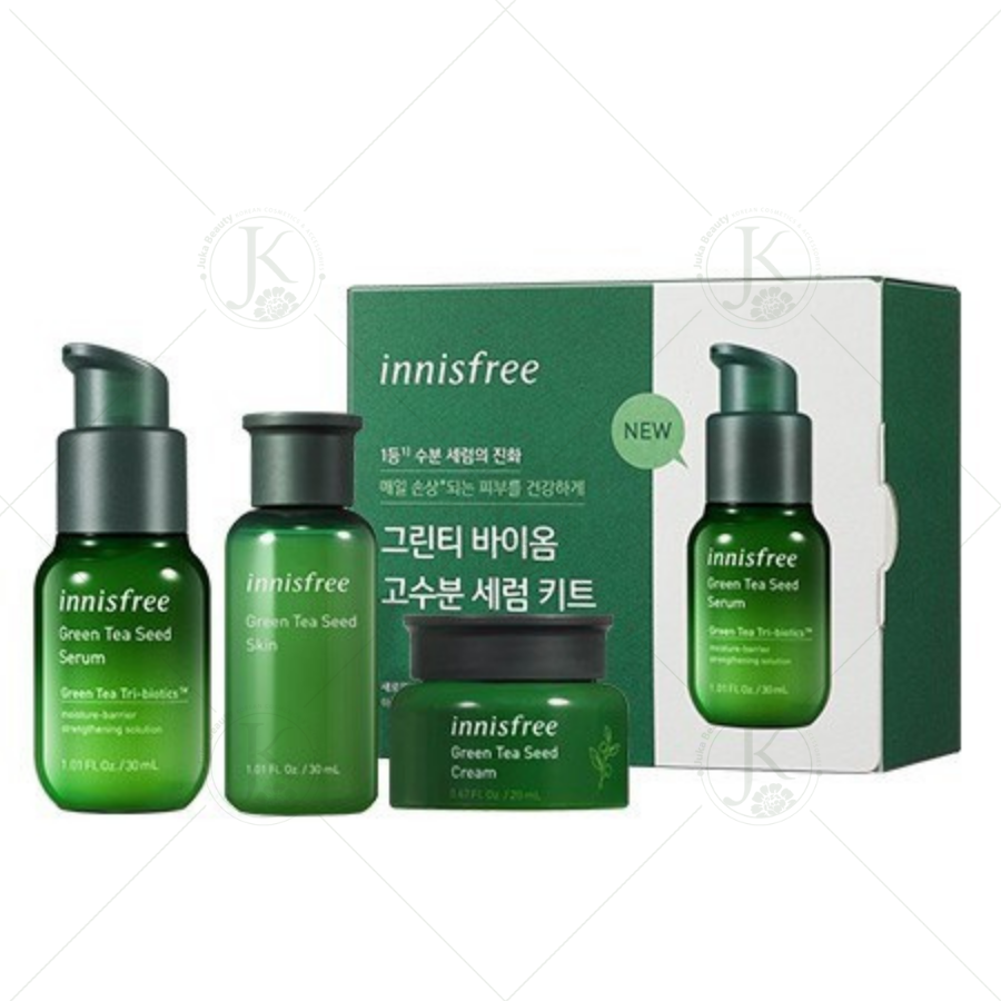 Bộ dưỡng trà xanh Innisfree Green tea Bio Kit (3 items)
