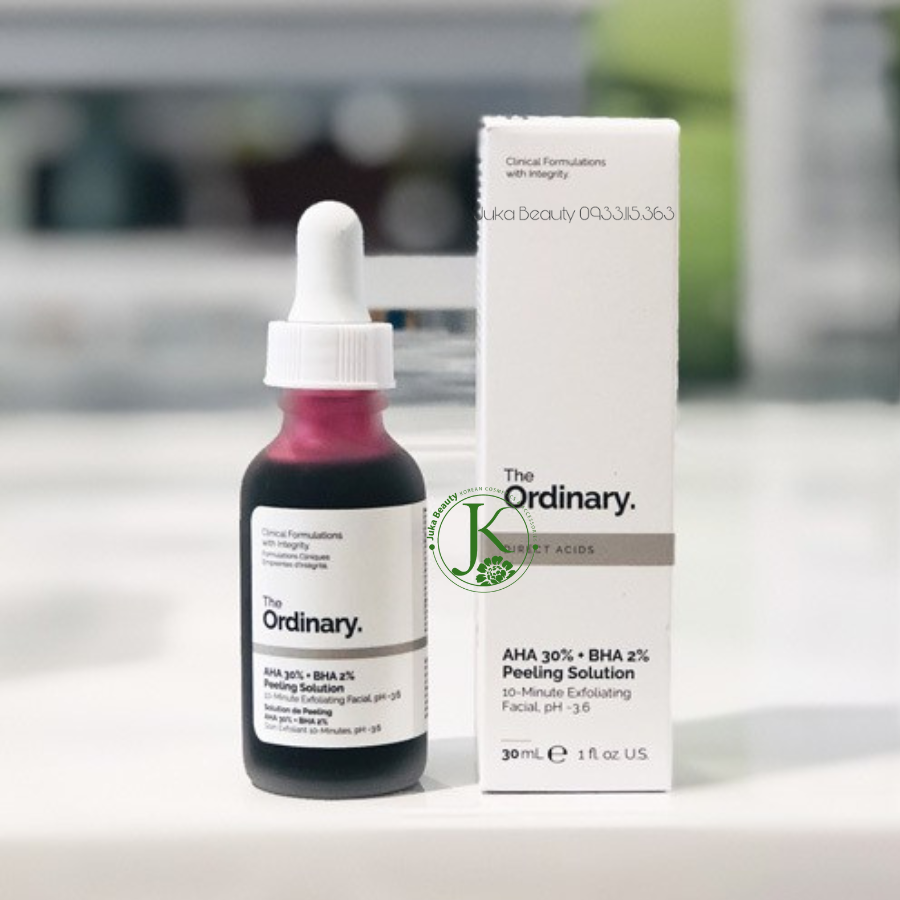 Tinh Chất Tẩy Da Chết Hóa Học The Ordinary AHA 30% + BHA 2% Peeling Solution 30ml