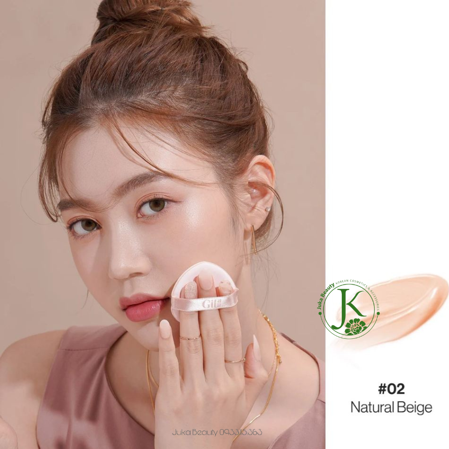 Phấn Nước Kiềm Dầu Che Phủ Tốt Gilaa Long Wear DD Cushion SPF50+ PA+++ 13g