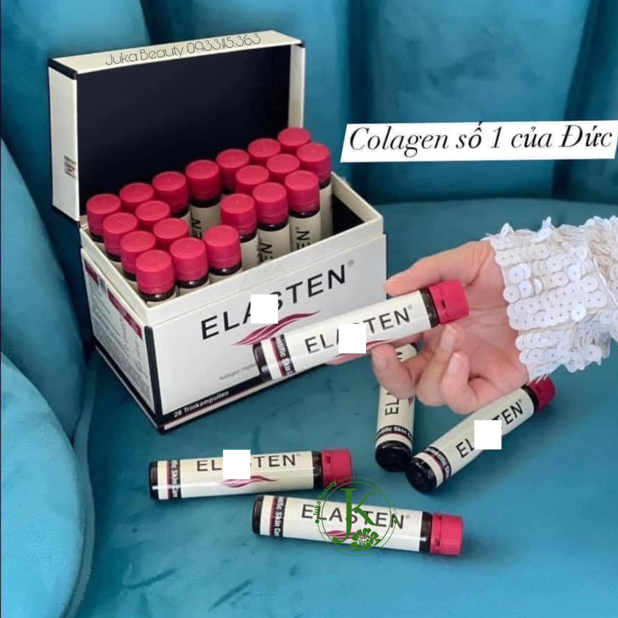 Nước Uống Bổ Sung Collagen, Làm Đẹp Da Elasten (28 ống x 25ml)