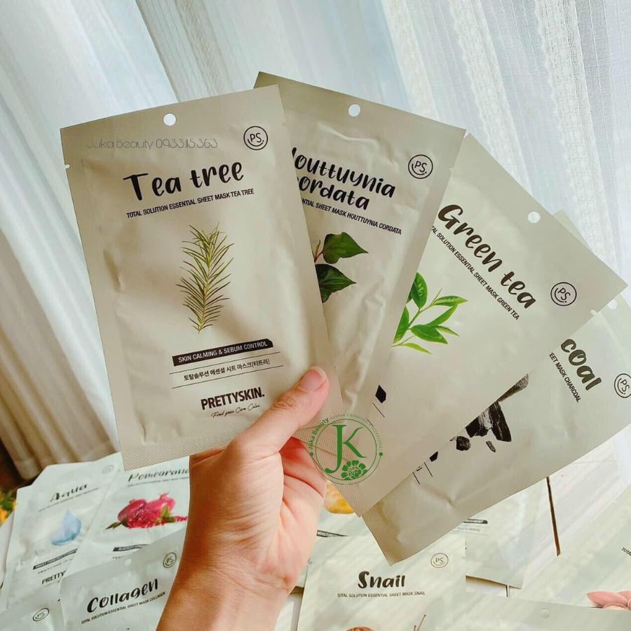 Mặt Nạ Dưỡng Da Cấp ẩm Toàn Diện PrettySkin Total Solution Essential Sheet Mask 23g