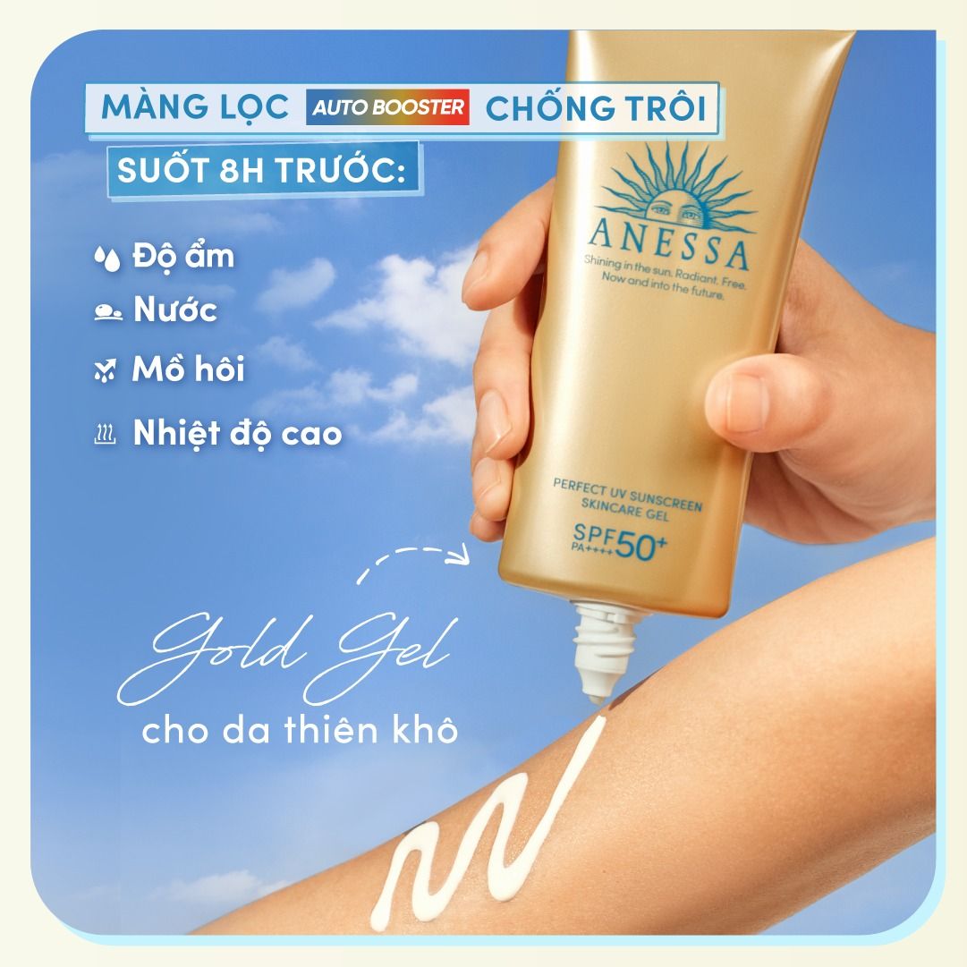 Kem Chống Nắng Dạng Gel, Dưỡng ẩm Anessa Perfect UV Sunscreen Skincare Gel (NEW 2024)