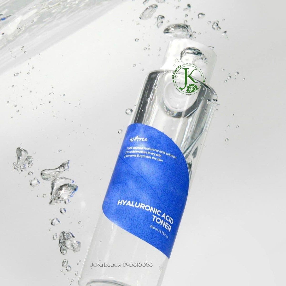 (XANH) Nước Hoa Hồng Dưỡng ẩm, Cấp Nước Isntree Hyaluronic Acid Toner 200ml