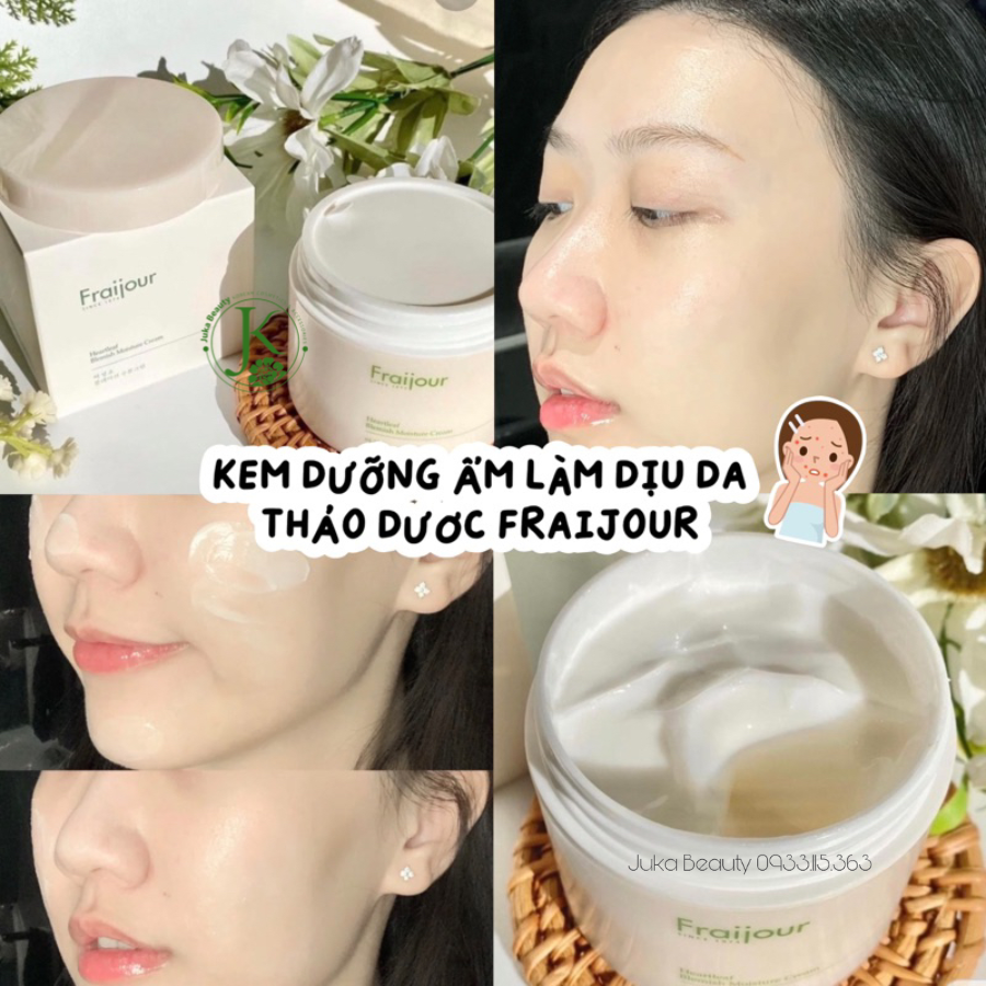 Kem Dưỡng ẩm Cho Da Mụn, Nhạy Cảm Fraijour Heartleaf Blemish Moisture Cream 100ml