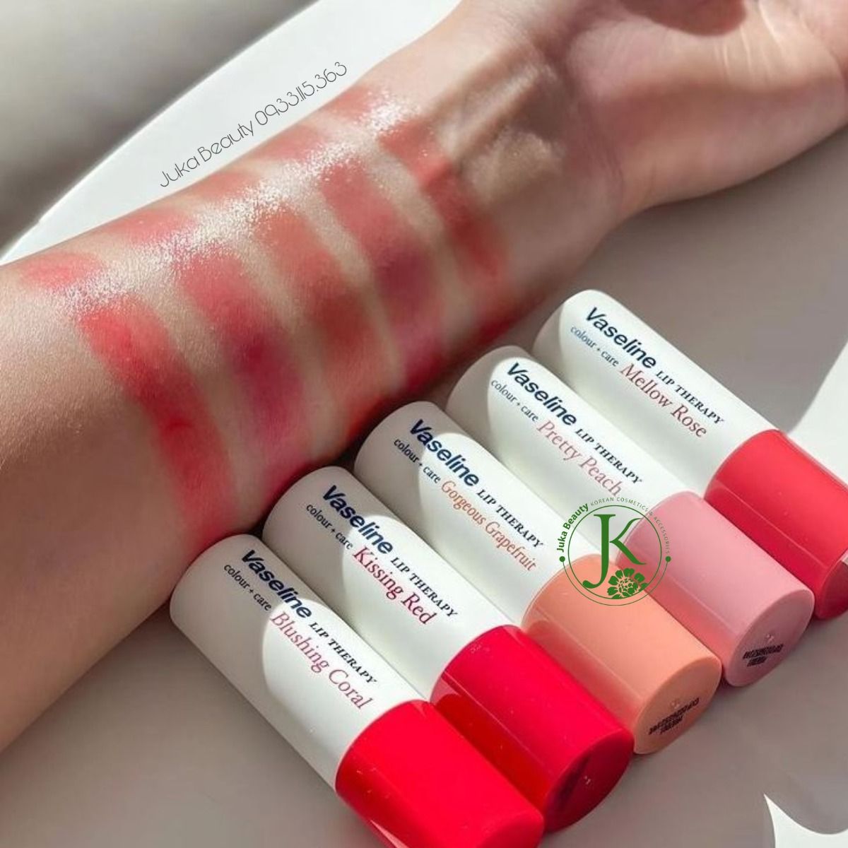 Son Dưỡng Môi Có Màu Vaseline Lip Therapy Colour Stick 4.2g (Bản Hàn)