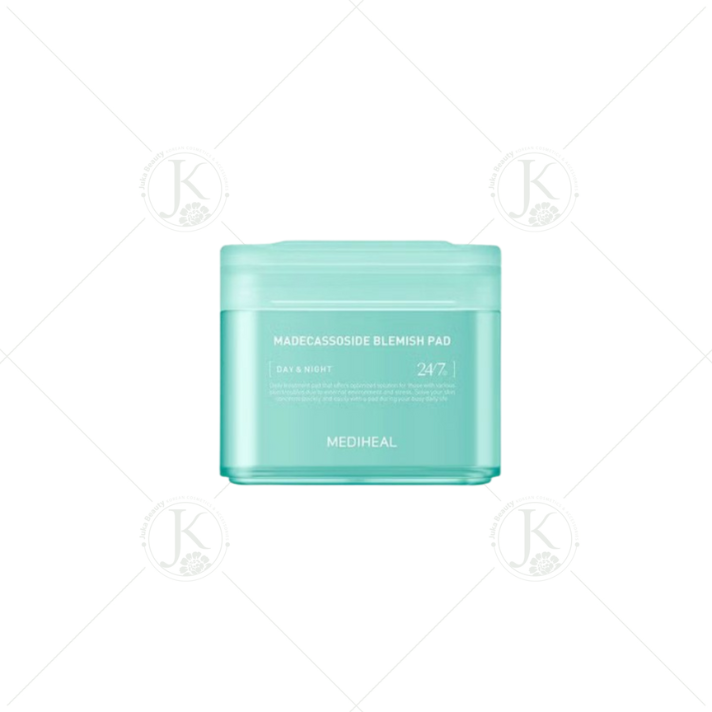 Miếng Bông Làm Dịu, Phục Hồi Làn Da Mụn Mediheal Madecassoside Blemish Pad 170ml (100 Miếng)