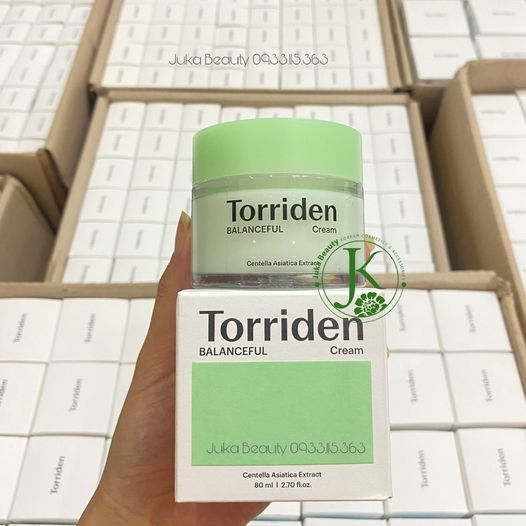 (XANH LÁ) Kem Dưỡng Cấp ẩm, Phục Hồi Da Torriden Balanceful Centella Asiatica Extract Cream 80ml