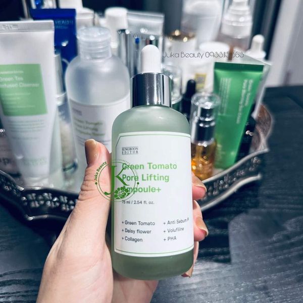  Tinh Chất Cà Chua Xanh Hỗ Trợ Thu Nhỏ Lỗ Chân Lông Sungboon Editor Green Tomato Pore Lifting Ampoule+ 