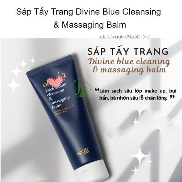 Sáp Tẩy Trang Làm Sạch Sâu, Trẻ Hóa Da Oh! Oh! Divine Blue Cleansing & Massaging Balm 150ml