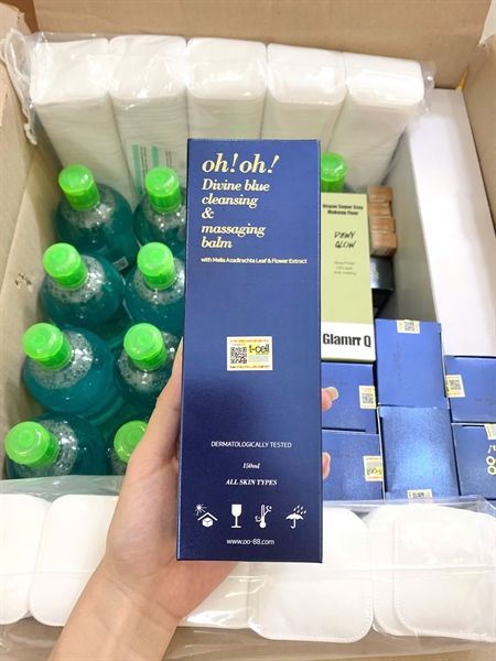Sáp Tẩy Trang Làm Sạch Sâu, Trẻ Hóa Da Oh! Oh! Divine Blue Cleansing & Massaging Balm 150ml