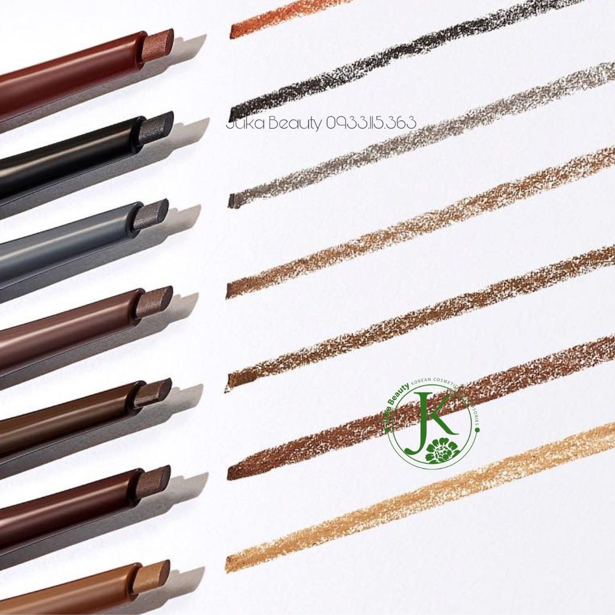 (Mẫu mới) Chì kẻ mày Innisfree Auto Eyebrow Pencil 0.3g