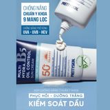  Kem Chống Nắng Kiềm Dầu, Nâng Tone Tự Nhiên Prettyskin Multi Hydra B5 Oil Control Sun Cream SPF50+ PA++++ 50ml 