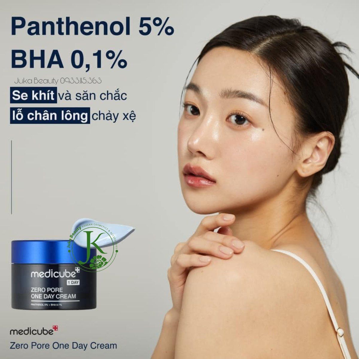 Kem Dưỡng ẩm, Thu Nhỏ Lỗ Chân Lông Medicube Zero Pore One Day Cream 50ml