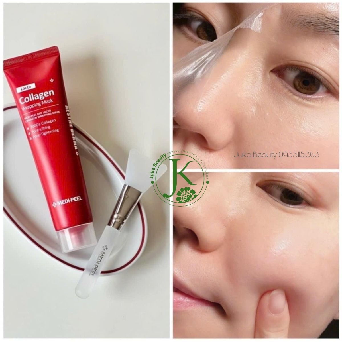 Mặt Nạ Lột Dưỡng Da, Nâng Cơ MediPeel Lacto Collagen Wrapping Mask 70ml