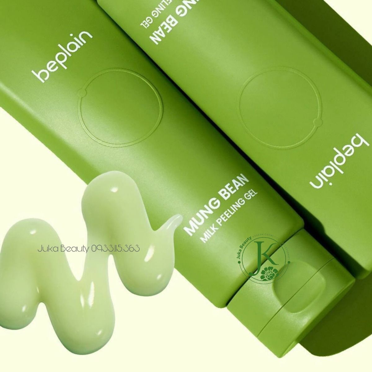 Gel Tẩy Da Chết Đậu Xanh Beplain Mung Bean Milk Peeling Gel 120ml (DATE T5/2026)