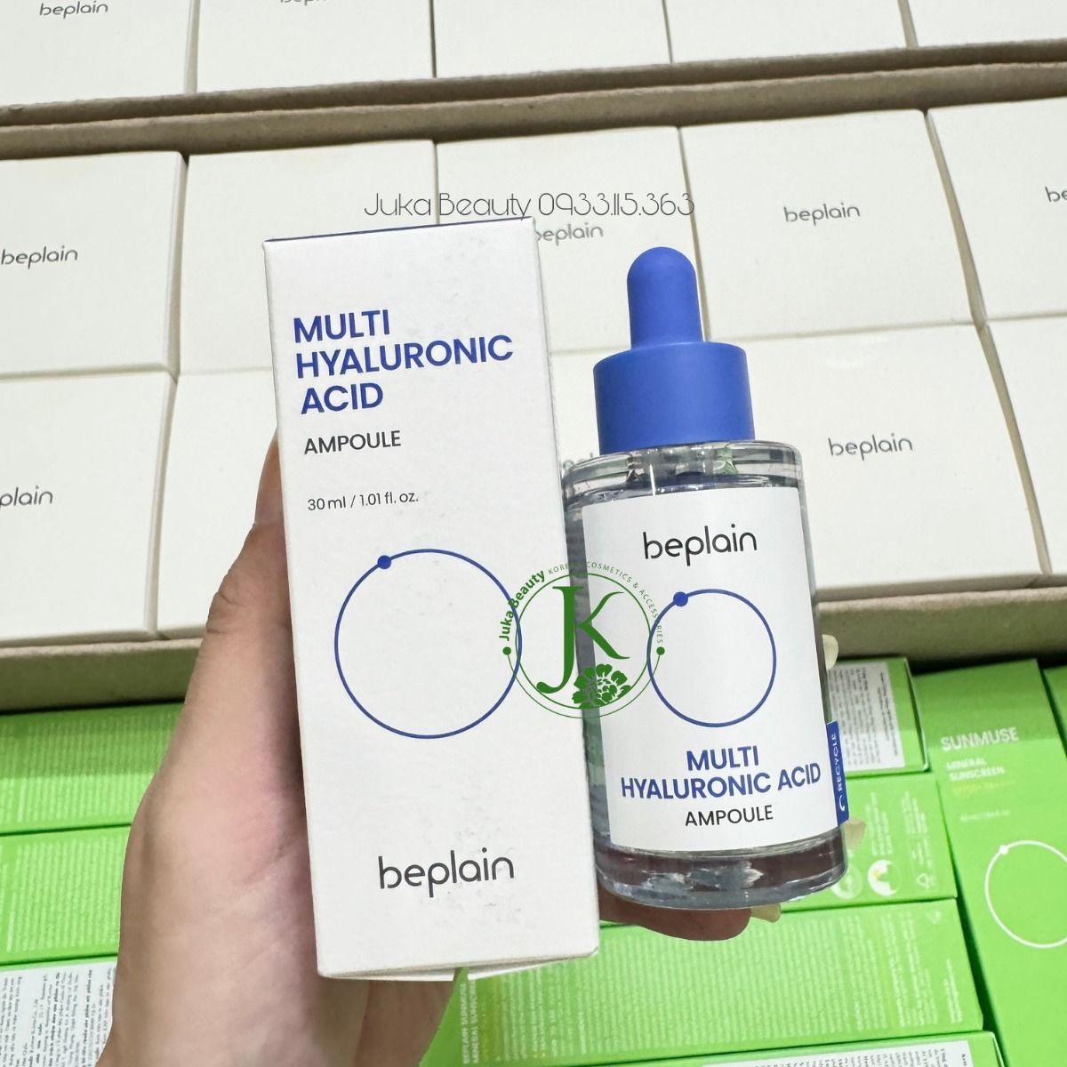 Tinh Chất Cấp Nước Chuyên Sâu Beplain Multi Hyaluronic Acid Ampoule 30ml