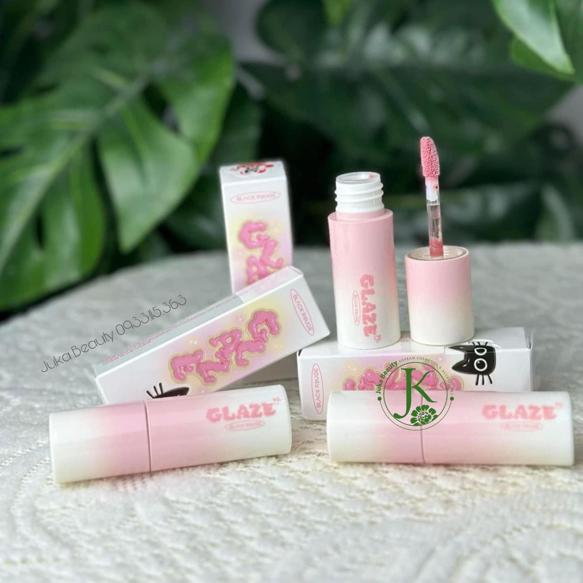 (NEW) Son Tint Bóng Black Rouge Chewy Lip Glaze 3.5g