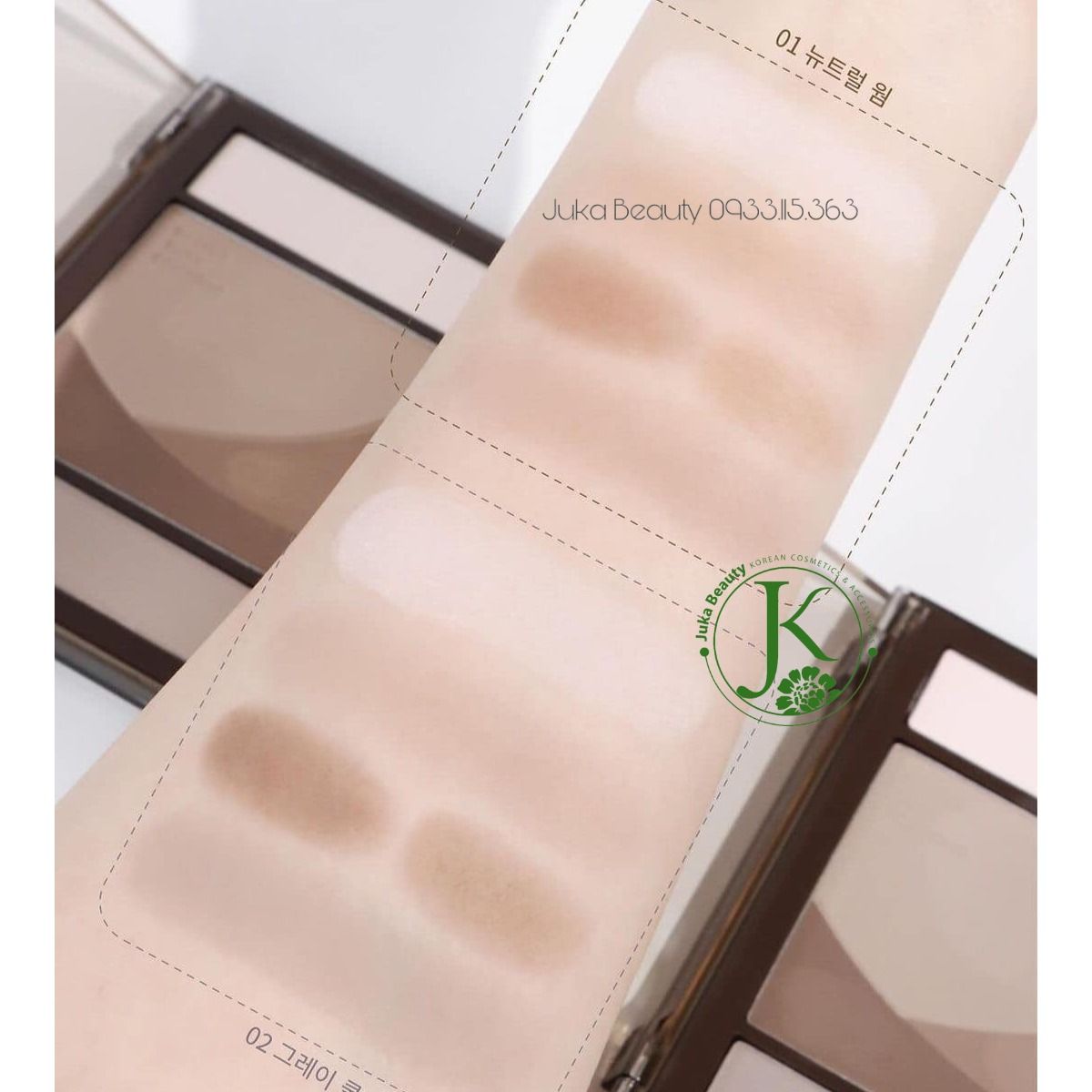 Phấn Tạo Khối Tự Nhiên Romand Better Than Contour 20.5g