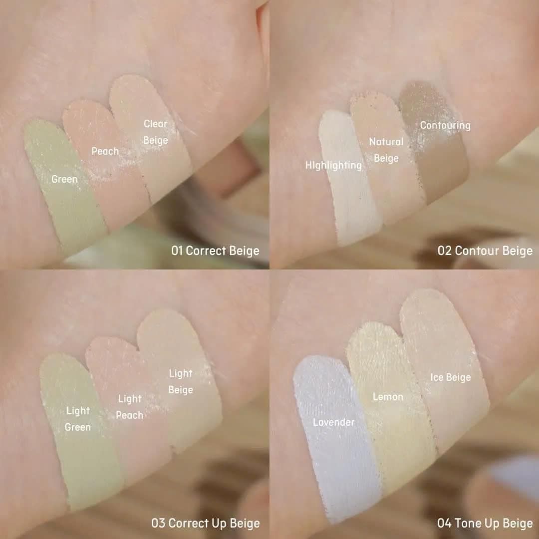 Che Khuyết Điểm Triệt Sắc The Saem Cover Perfection Triple Pot Concealer 4.5g
