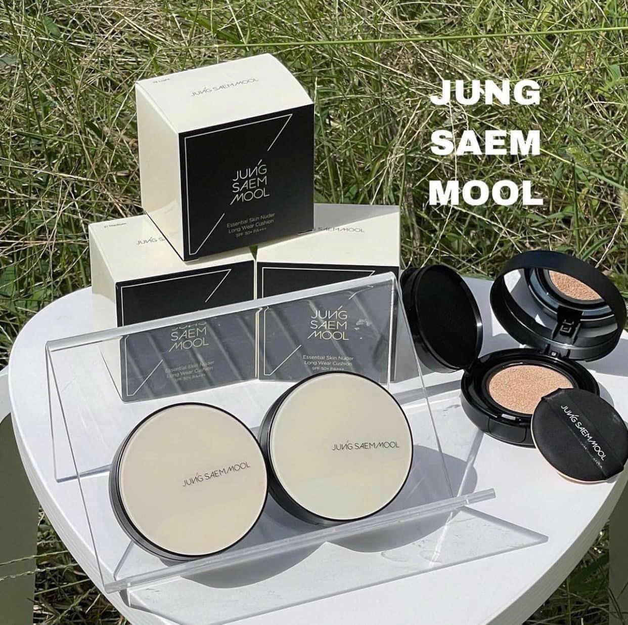 (KÈM LÕI) Phấn nước căng bóng da Jung Saem Mool Essential Skin Nuder Cushion SPF50+ PA+++ 14g