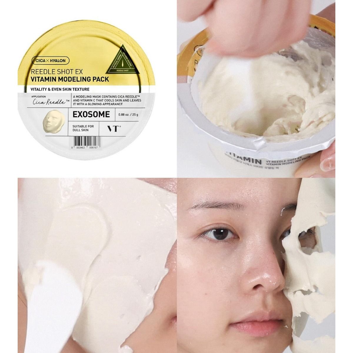 Mặt Nạ Dẻo Dưỡng Ẩm VT Reedle Shot EX Modeling Pack 25g