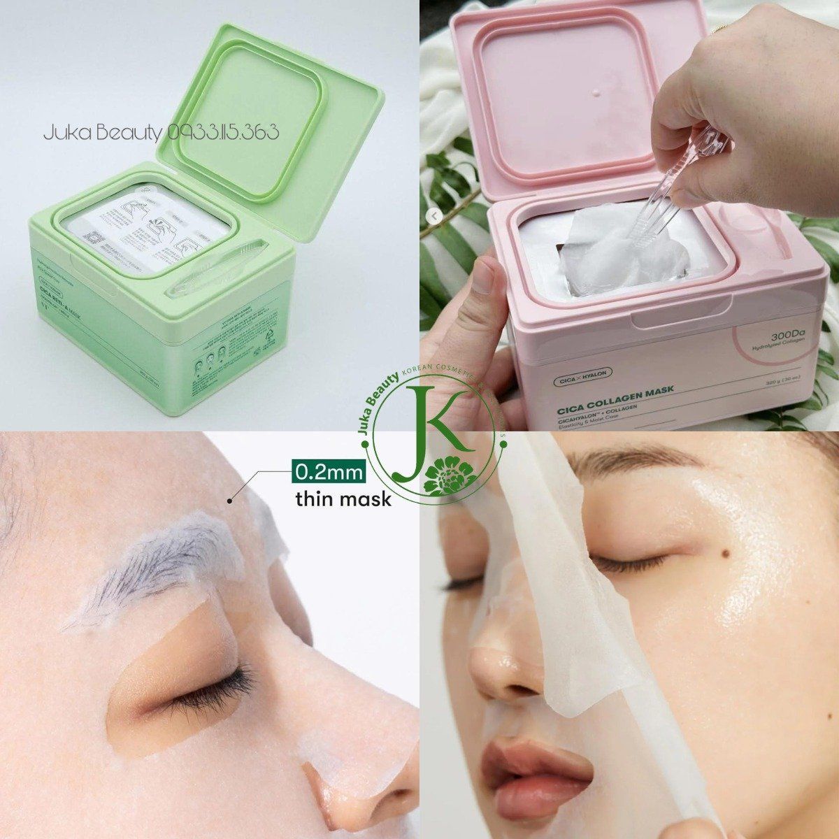 Mặt Nạ Dưỡng Da, Chống Lão Hóa VT Cosmetics Cica Mask (Hộp 30 miếng)