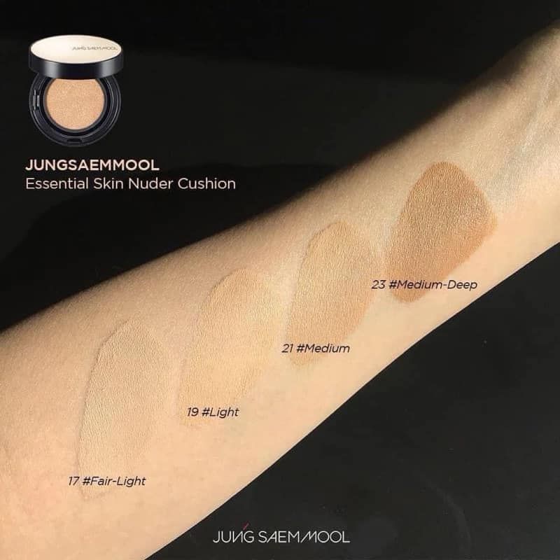 (KÈM LÕI) Phấn nước căng bóng da Jung Saem Mool Essential Skin Nuder Cushion SPF50+ PA+++ 14g