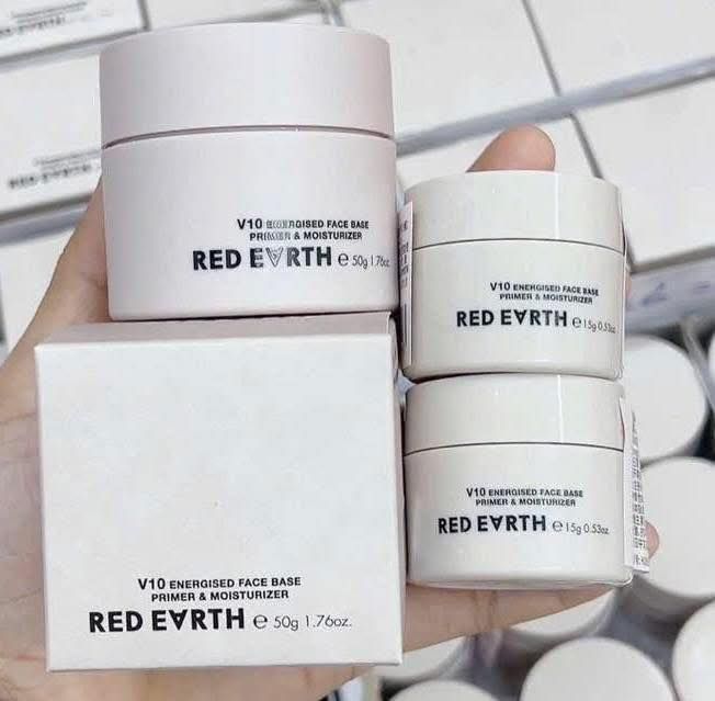 Kem lót giữ ẩm, giữ nền đẹp Butterbear Red Earth V10 Energised Face Base Primer & Moisturizer
