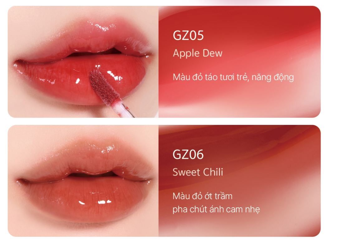 (NEW) Son Tint Bóng Black Rouge Chewy Lip Glaze 3.5g