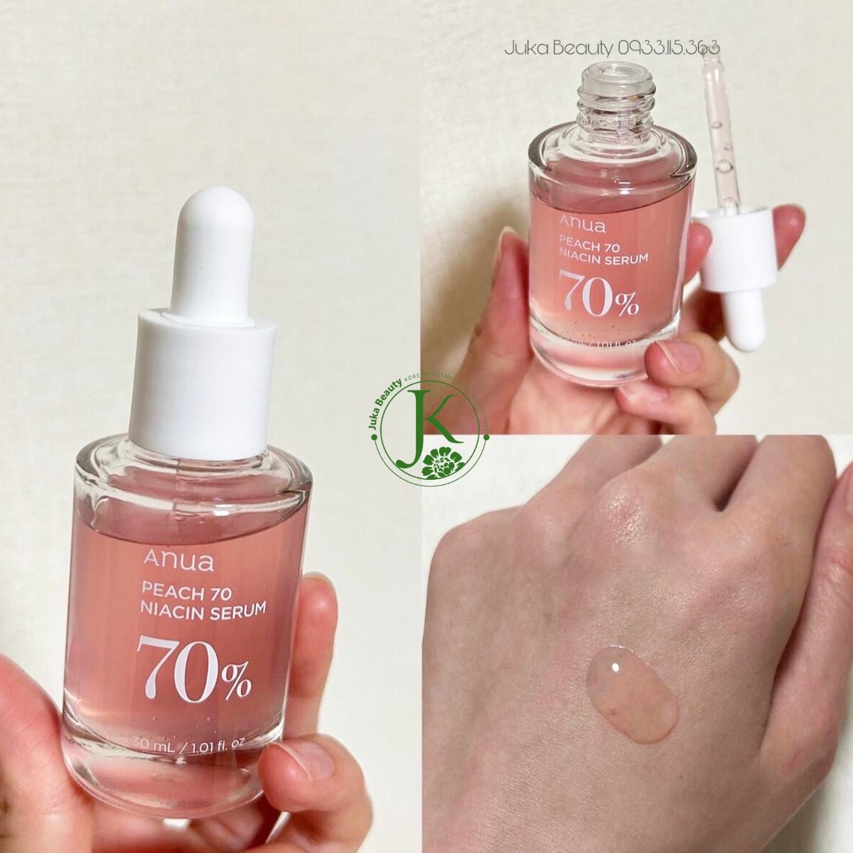 (MẪU MỚI) Tinh Chất Dưỡng Sáng, Mịn Da Anua Peach 70 Niacin Serum 30ml