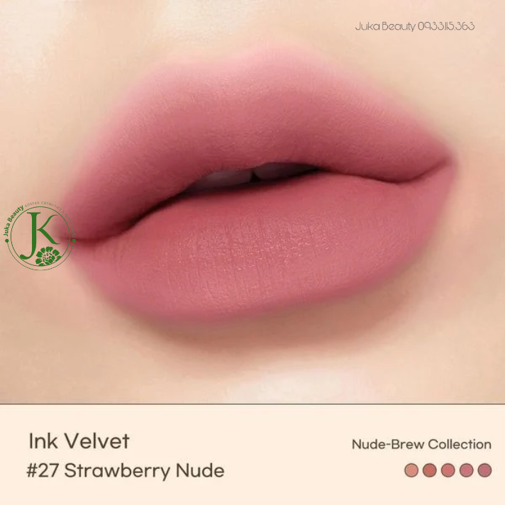 Son Kem Lì Peripera Ink Velvet Nude 4g