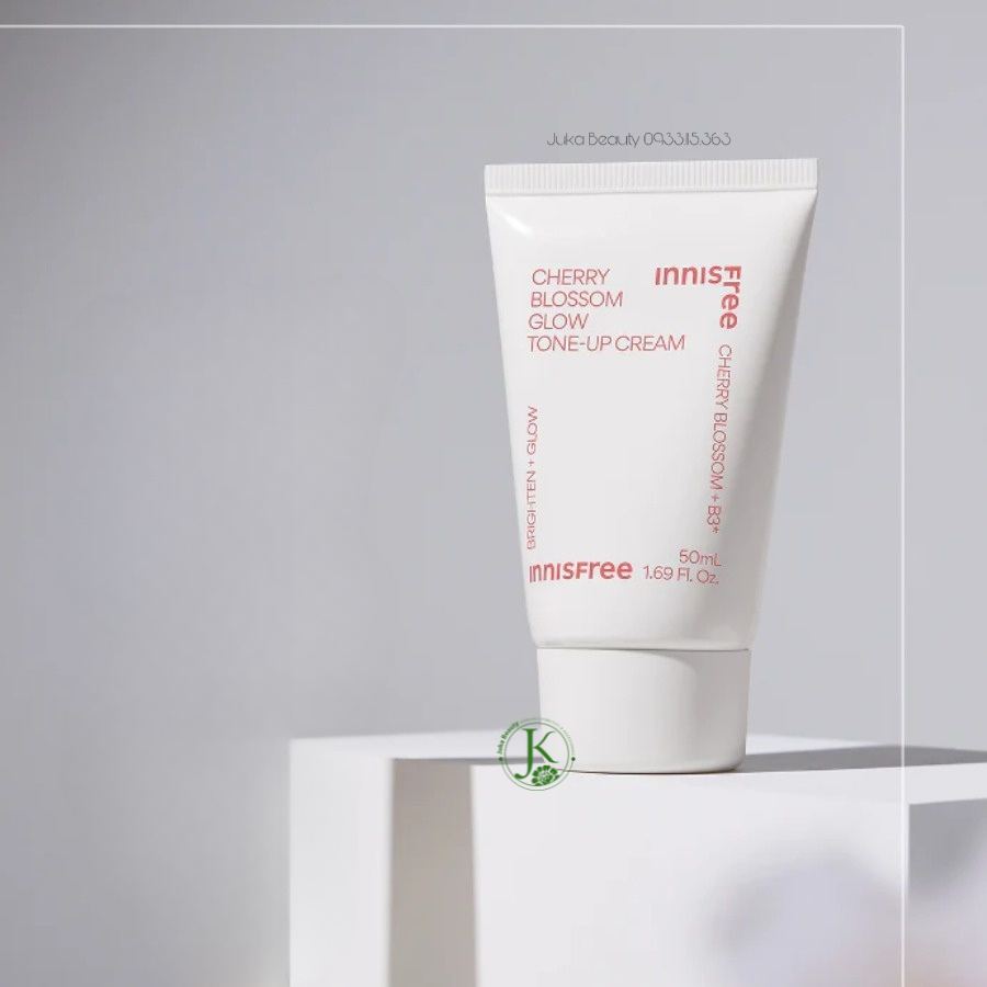 (PHIÊN BẢN 2023) Kem Dưỡng Trắng Da Innisfree Jeju Cherry Blossom Glow Tone Up Cream 50ml