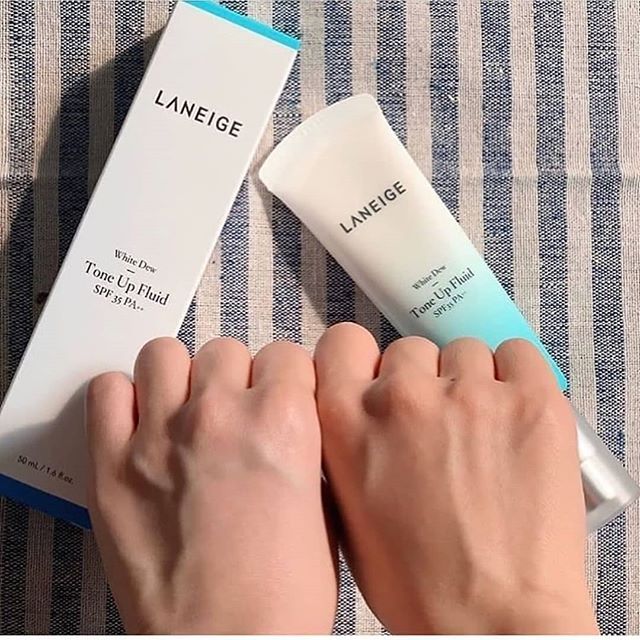 Kem dưỡng nâng tone da Laneige White Dew Tone Up Fluid Spf35 PA++ 50ml
