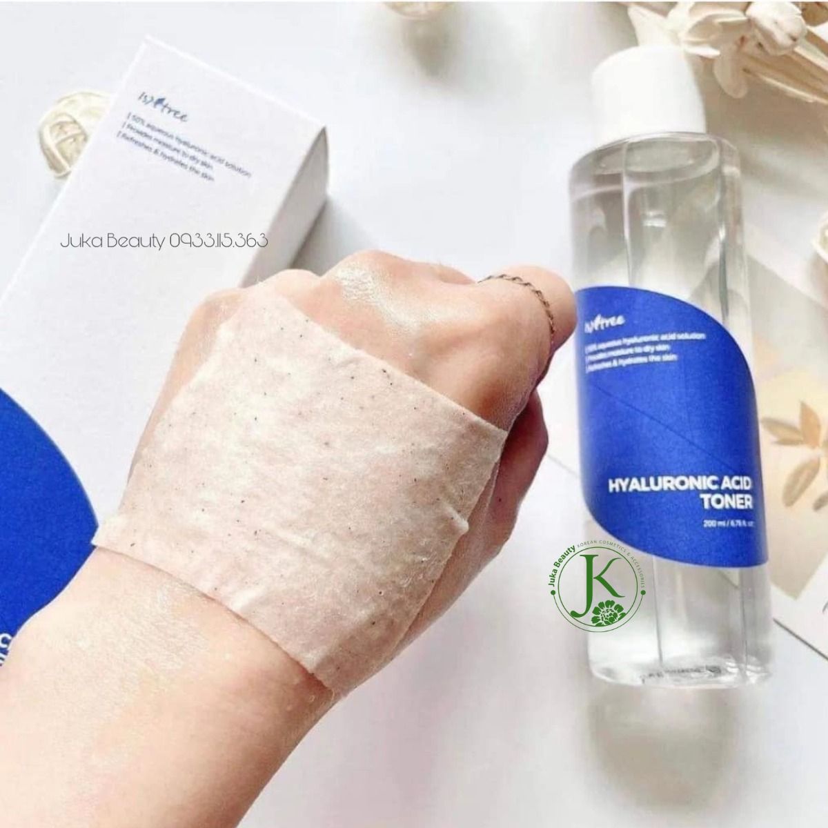 (XANH) Nước Hoa Hồng Dưỡng ẩm, Cấp Nước Isntree Hyaluronic Acid Toner 200ml
