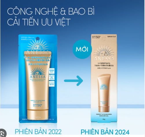 Kem Chống Nắng Dạng Gel, Dưỡng ẩm Anessa Perfect UV Sunscreen Skincare Gel (NEW 2024)