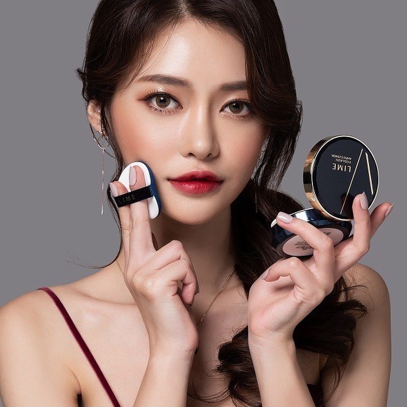 Phấn Nước Dưỡng ẩm, Chống Lão Hóa Lime V Collagen Ample Cushion SPF50+ PA+++ 20g