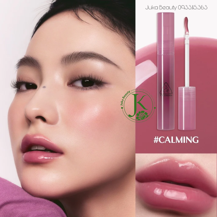 (NEW) Son Bóng Dạng Gel, Căng Mọng Môi 3CE Drop Glow Gel 4g